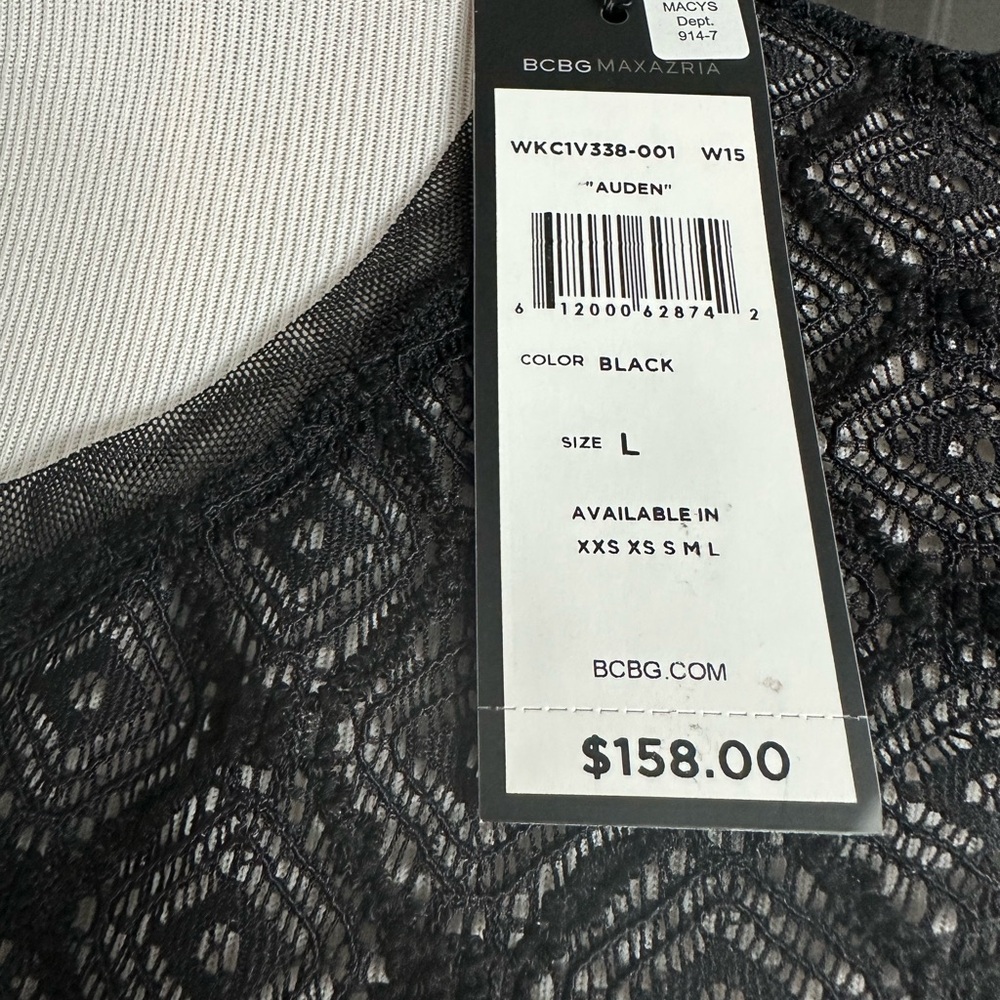 New BCBGMAXAZRIA TOP FASHION , L fits M